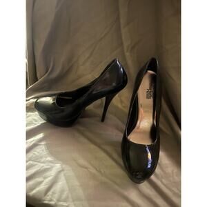 Charlotte Russe Black Patent Leather Pumps Size 8